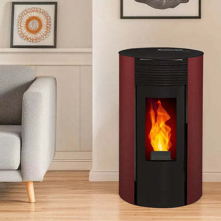 Luftdichter Pelletofen (konzentrischer Abzug oben) – Giuliana Up – 9,1 kW